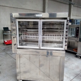 Alpina mobile rottisserie grill